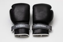 Load image into Gallery viewer, Grey Strap&amp;Seal lace-up boxing glove converter (Pair)
